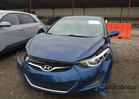 2016 Hyundai Elantra Se from USA, damaged, VIN 5NPDH4AE6GH783348